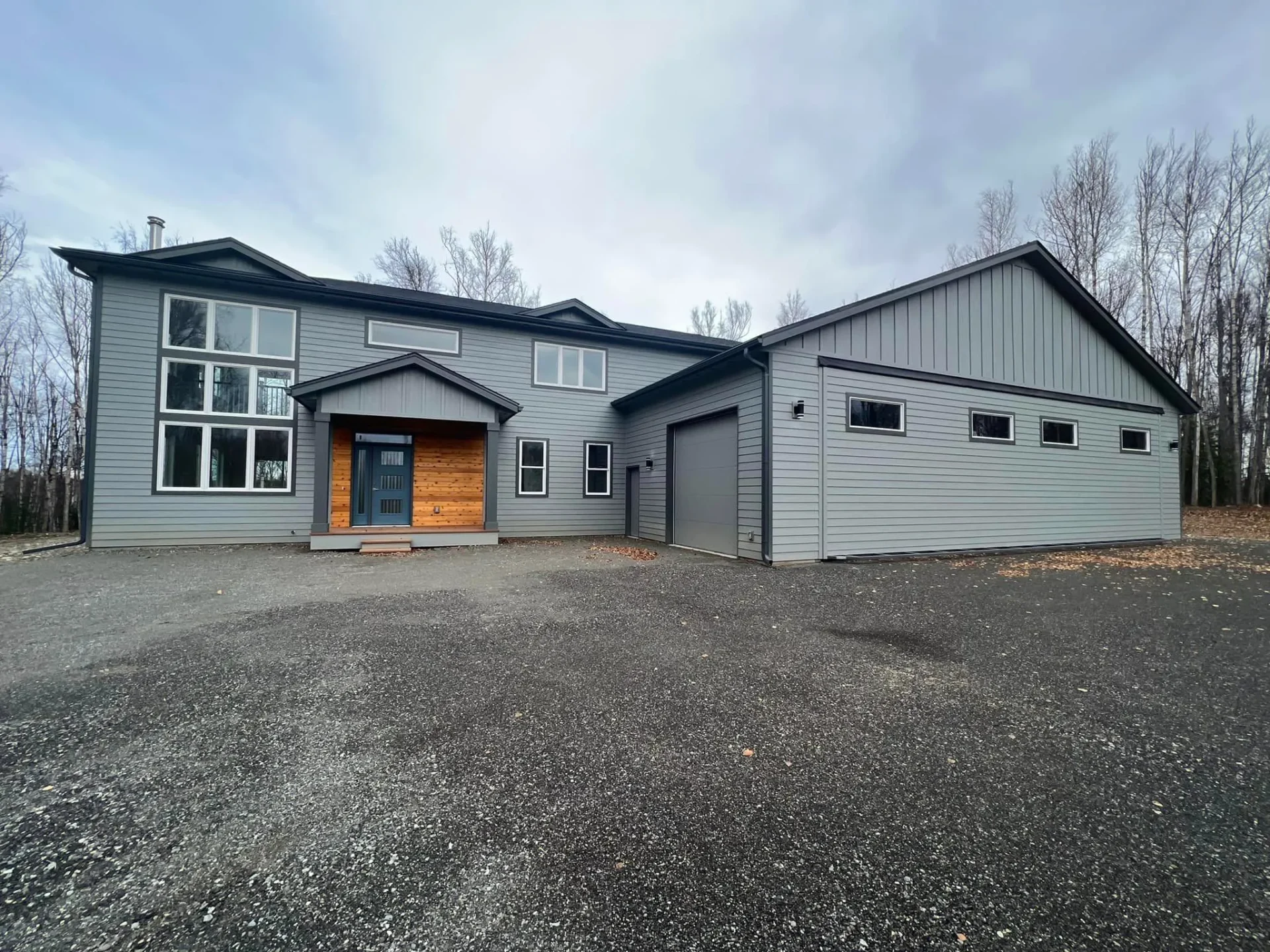 hangar home front view